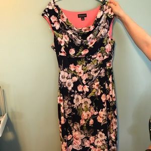 Navy Floral dress size 12